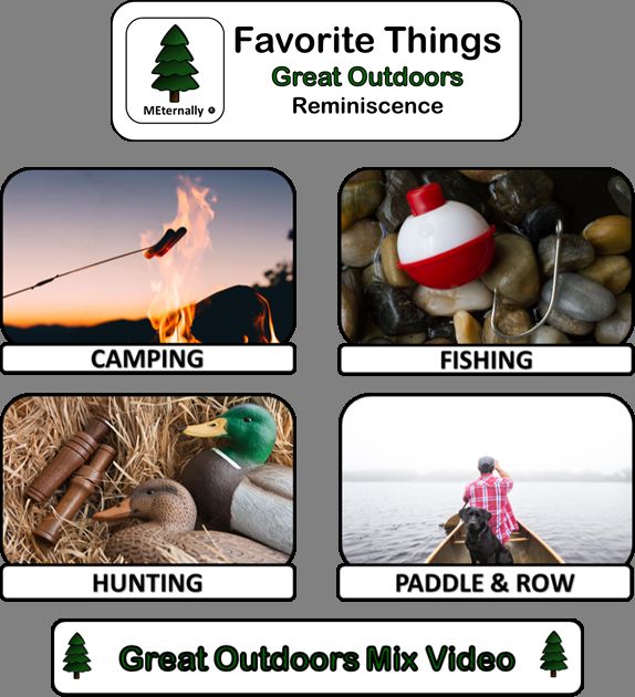 Library/Facility BACKPACK - Reminiscence Therapy - Great Outdoors DVD & Photo/Activity Cards