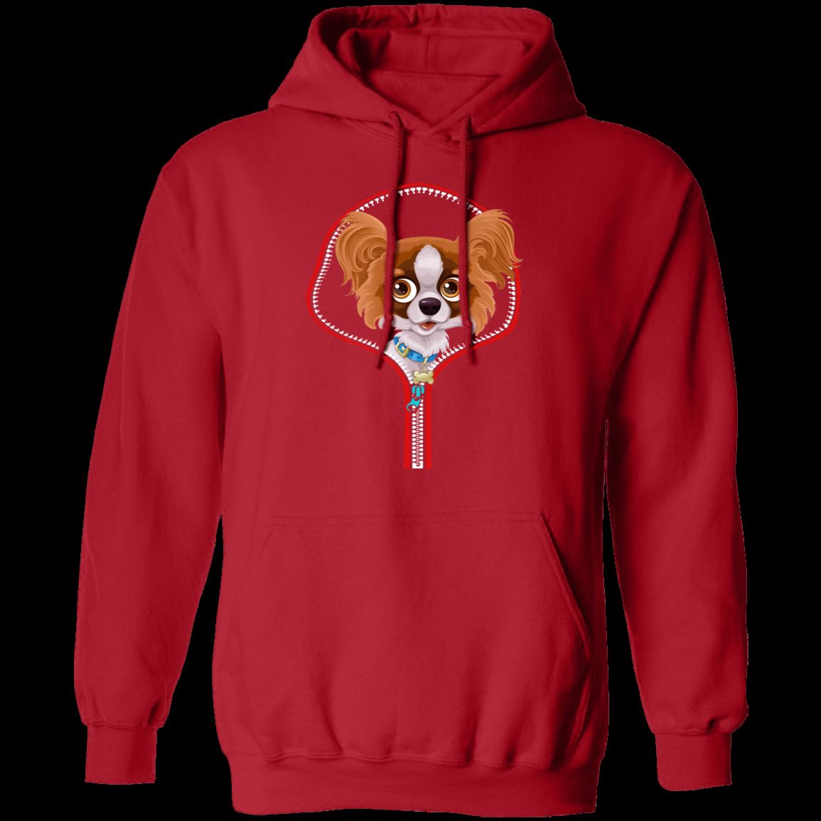 PAPILLON ZIP-DOWN LADIES Pullover Hoodie 8 oz