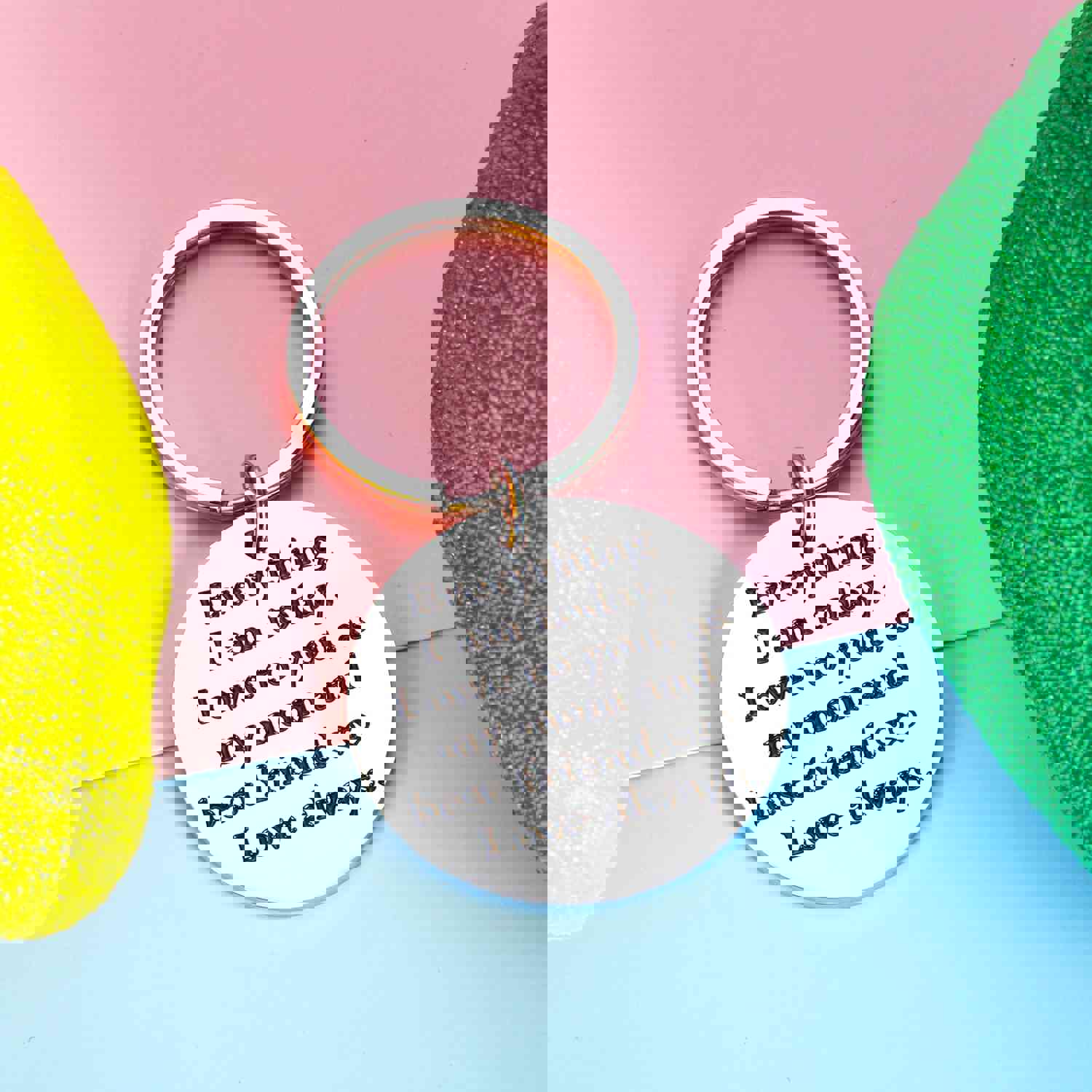 Sentimental Keychain Gift for Mom - Perfect for Mother's Day, Birthday, Valentine's Day, Christmas, and More