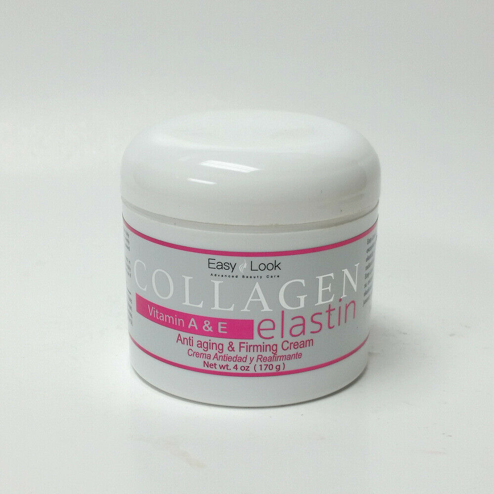 Easy Look Advanced Beauty Collagen Elastin Anti-Aging Firming Facial Cream 4 oz