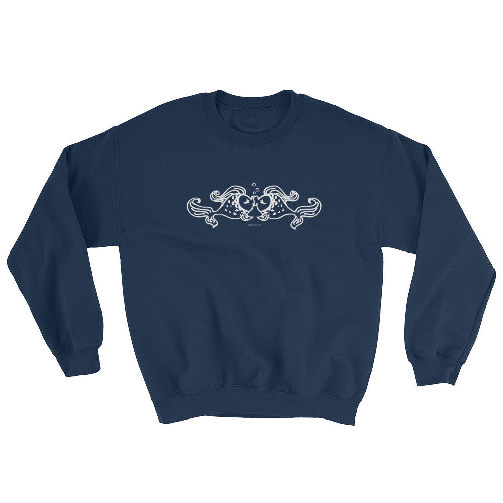 Fish Kiss Sweatshirt - Warm and Stylish Unisex Sweater