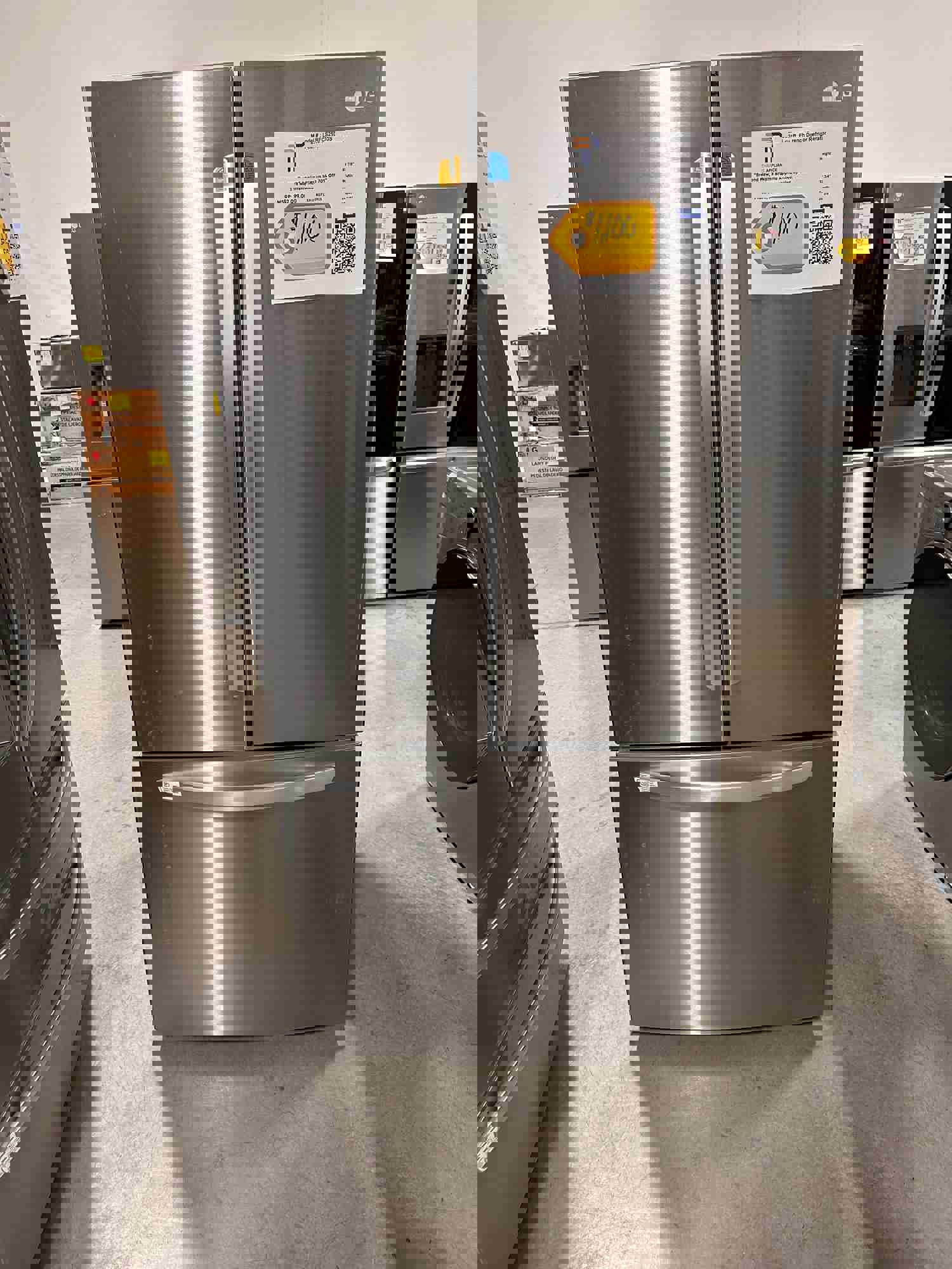 LG - 25.1 Cu. Ft. French Door Refrigerator with Ice Maker - Stainless Steel