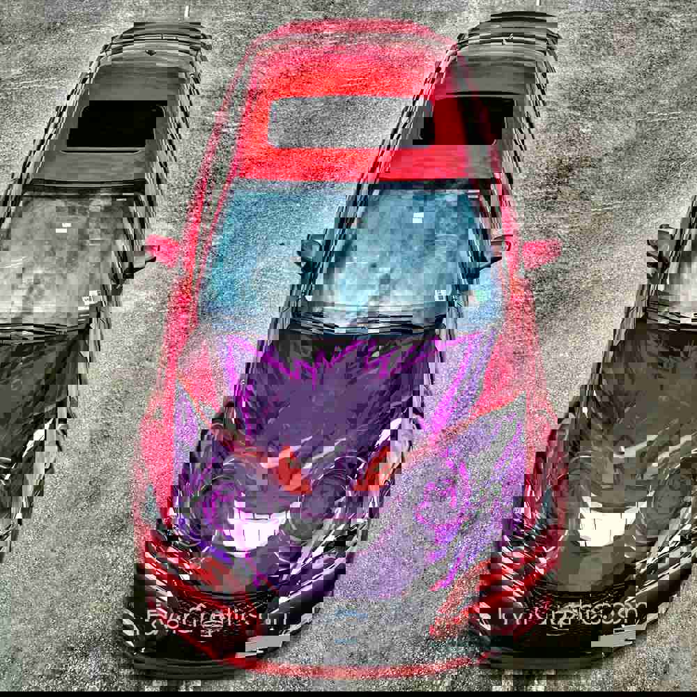 Gengar (Pokemon) Itasha Car Vinyl Hood Wrap Decal Sticker