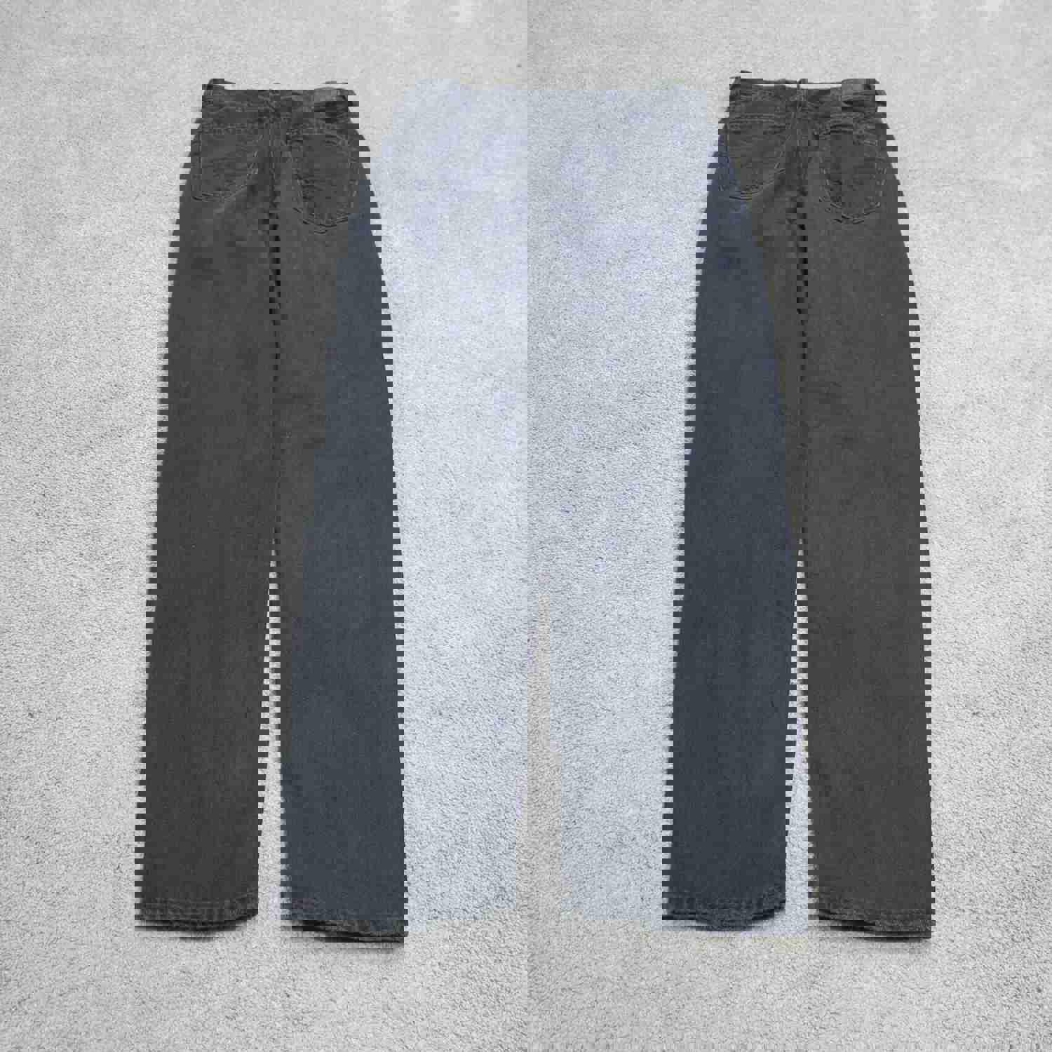 American Eagle Women's Black Straight Leg Jeans Size 0
