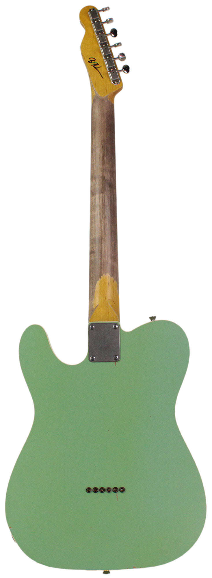 Nash TC-63 Guitar, Double Bound, Surf Green, Light Aging - Vintage Tele Model
