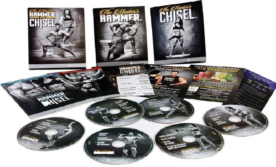 The Masters Hammer and Chisel Workout Program Base Kit - 6 DVD Fitness Set
