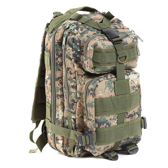 Large Capacity 30L Hiking Camping Bag Army Military Tactical Trekking Rucksack Backpack Camo Storage Bag