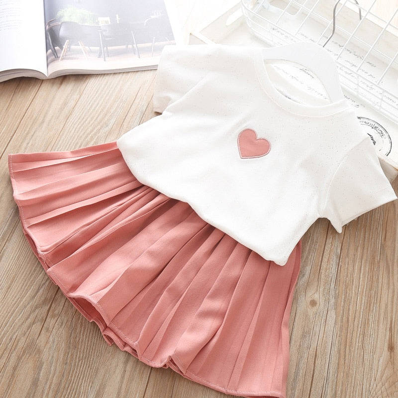 Toddler Girls Summer Clothes 2Pcs Outfits Kids Clothing Girls Suit