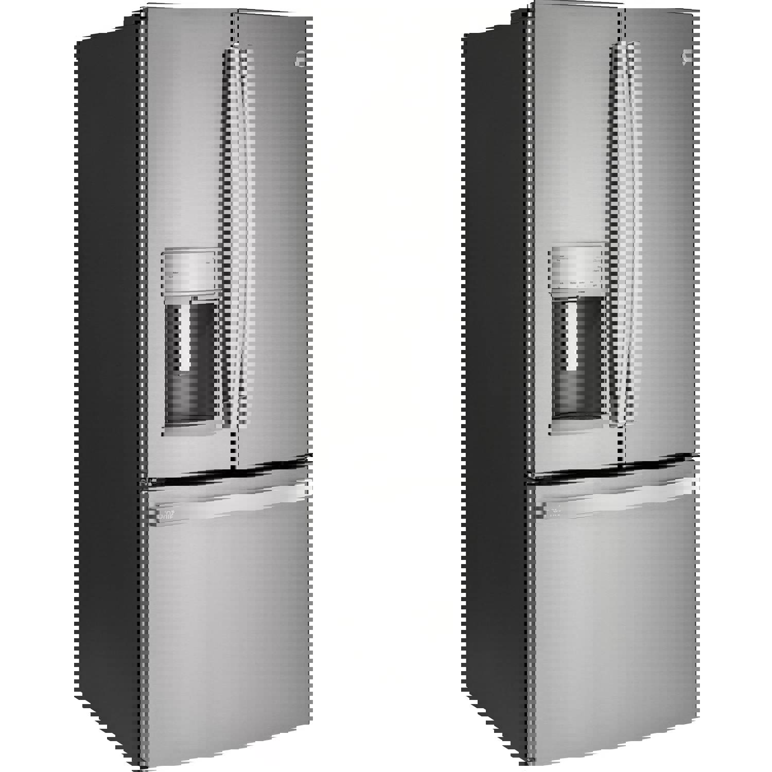 GE Profile 36-inch Counter-Depth French 3-Door Refrigerator with External Water and Ice Dispenser