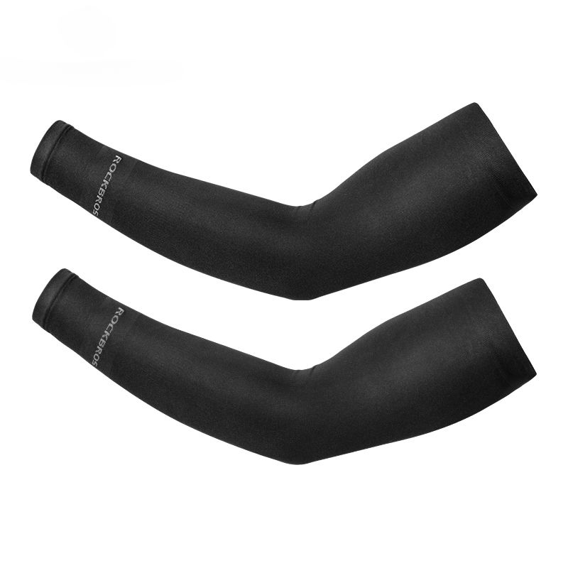 ROCKBROS Ice Silk Arm Sleeves for UV Protection in Cycling, Running, and Outdoor Sports