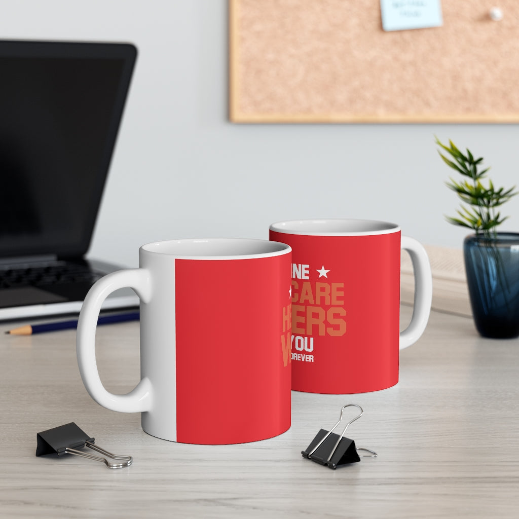 Frontline Healthcare Workers Version 2 Red Ceramic Mug 11oz