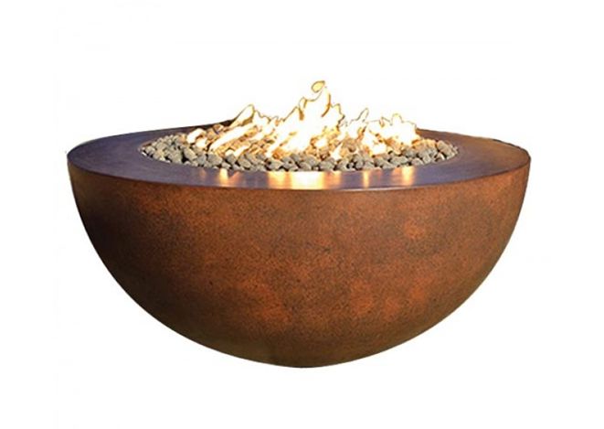 Legacy Round Fire Pit with Electronic Ignition - Free Cover by Fire by Design