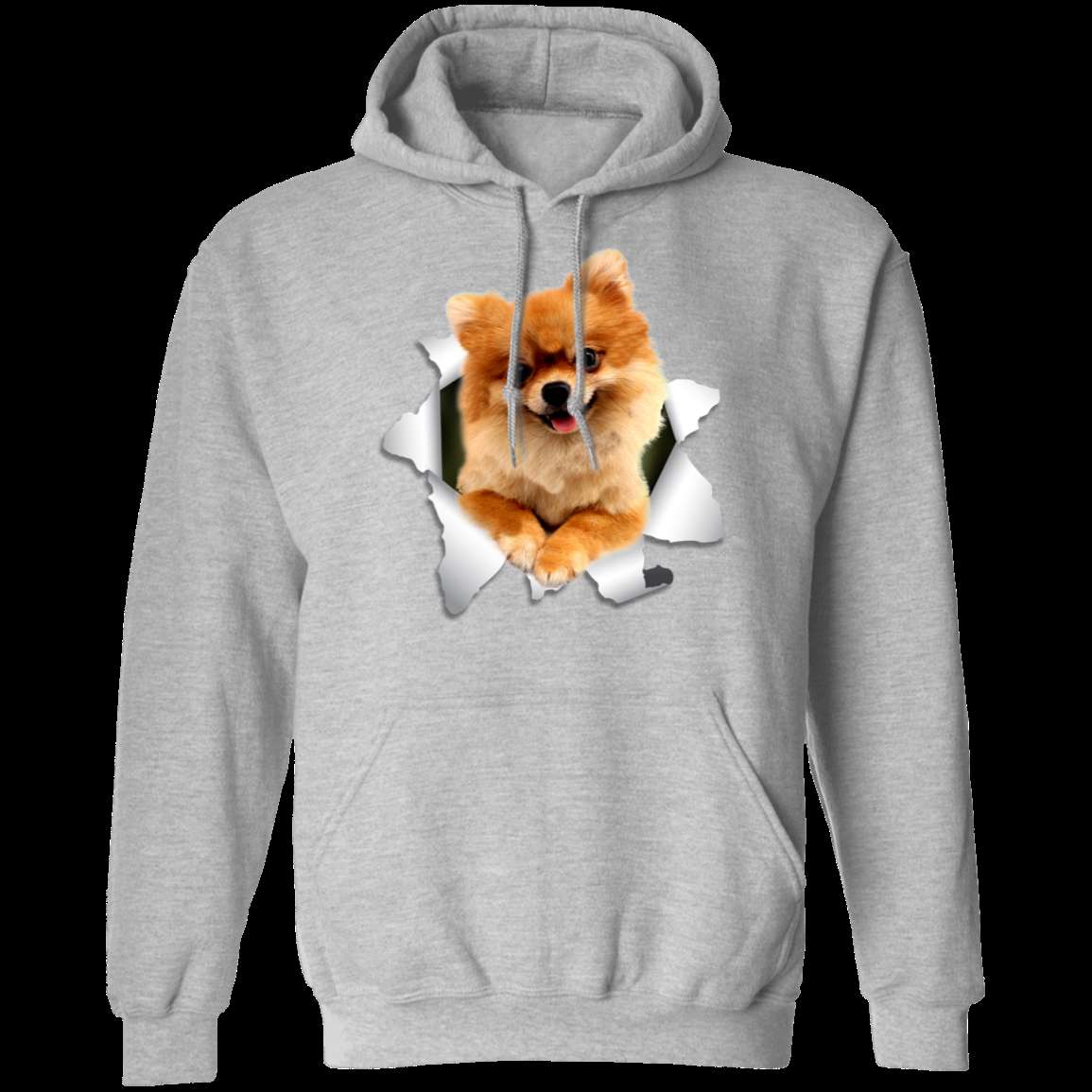 POMERANIAN 3D Pullover Hoodie - 8 oz Unisex Design