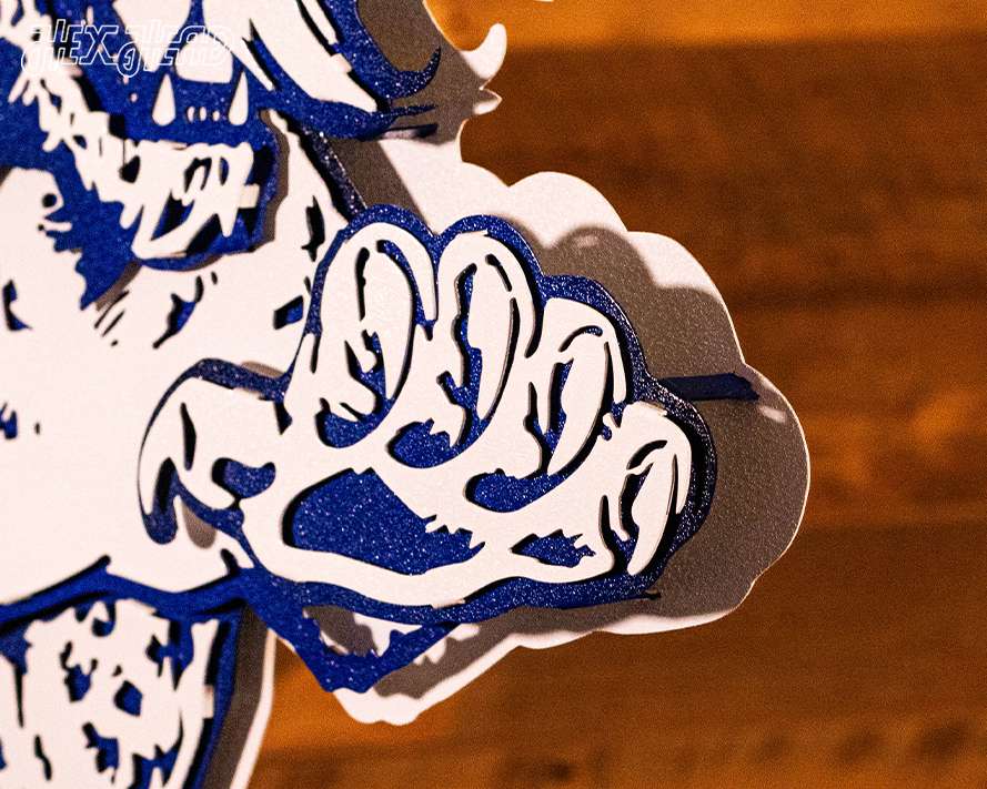 Kentucky Wildcats 1973 3D Vintage Metal Wall Art