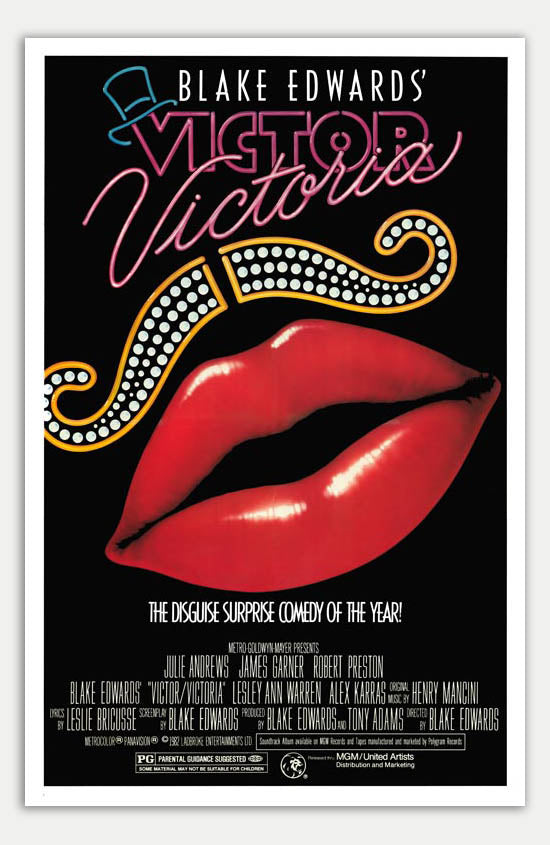 Victor Victoria - 11 x 17 Movie Poster (1982 Reprint)