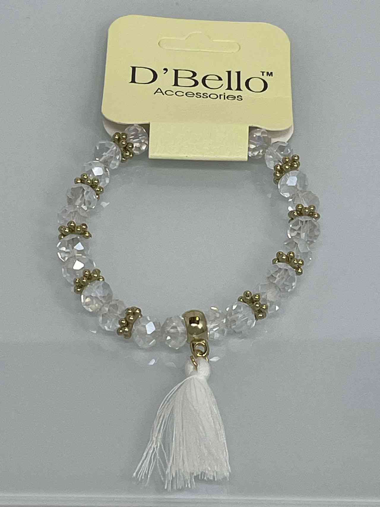 Elegant Crystal Beaded Bracelet with Pendant - Stylish Hand Accessory & Perfect Gift