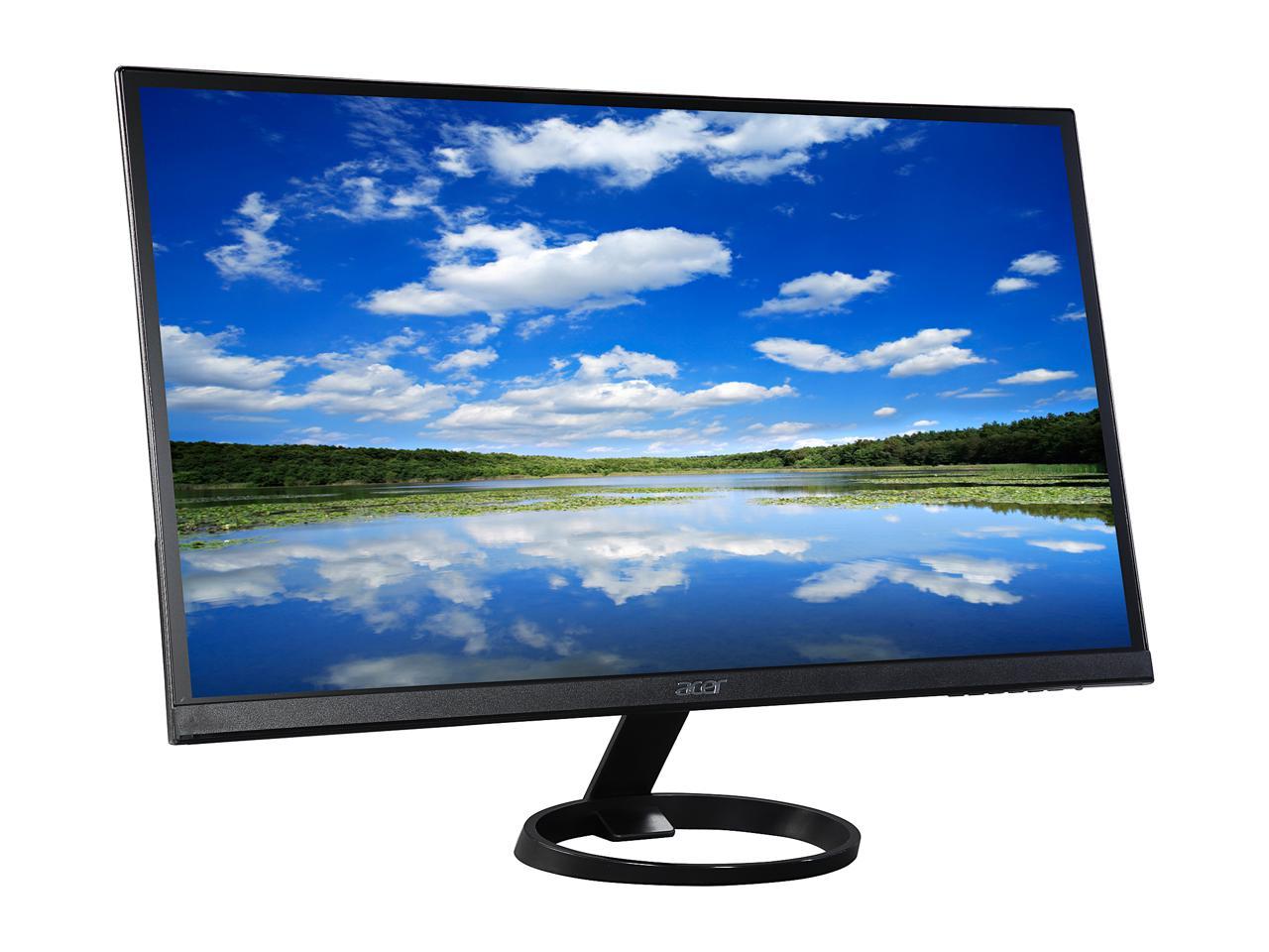 Acer R Series R271 27" IPS Ultra-Slim Frameless LED Monitor