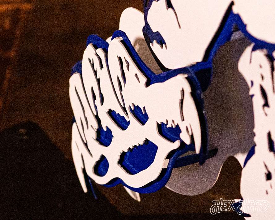 Kentucky Wildcats 1973 3D Vintage Metal Wall Art