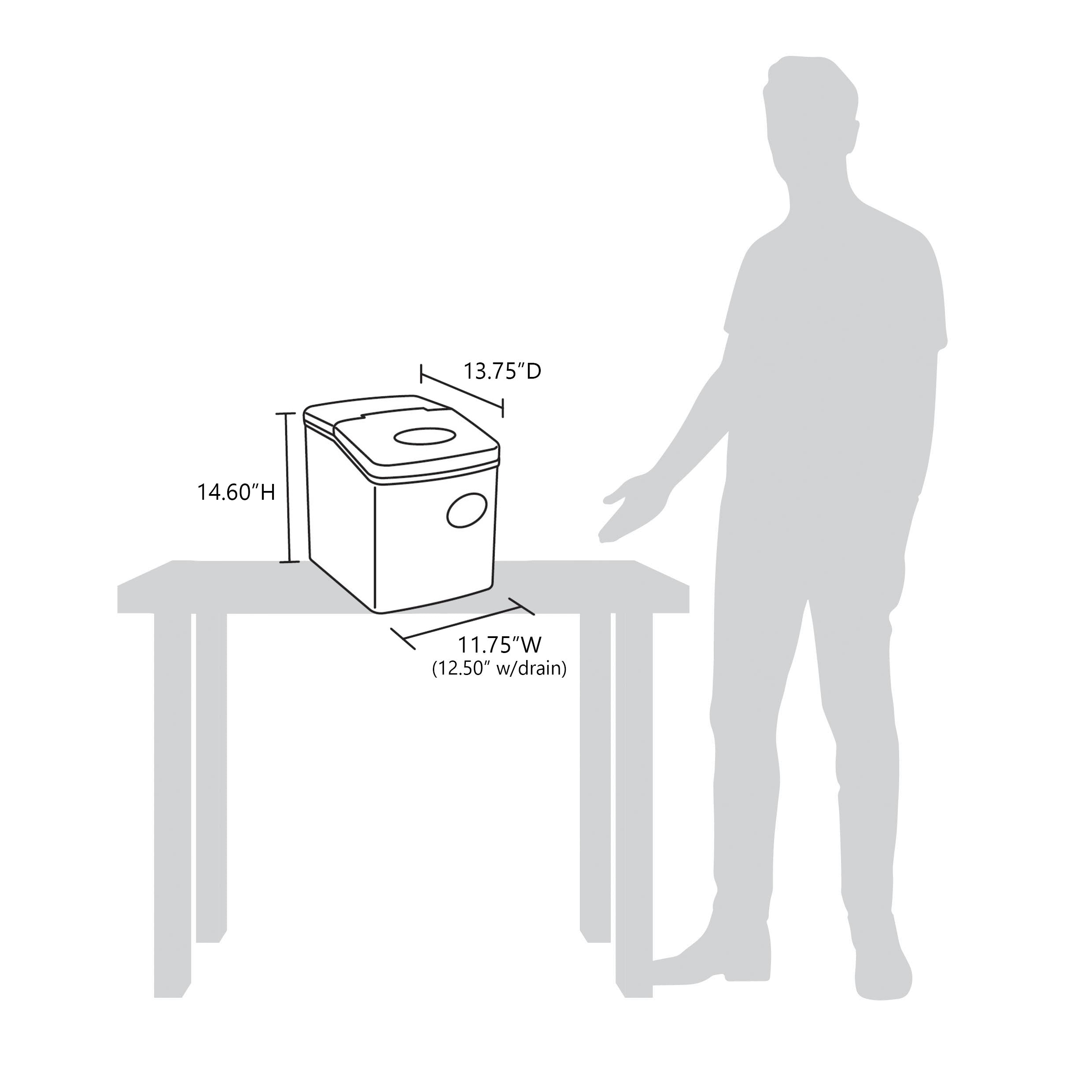 Newair Countertop Ice Maker, 28 lbs. Daily Output, 3 Ice Sizes, BPA-Free