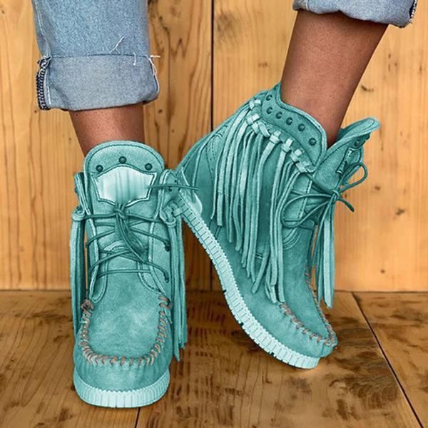Corashoes 2020 Tassel Women Spring/Fall Boots