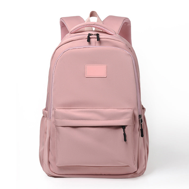 Simple Fashion Nylon Backpack With Large Capacity