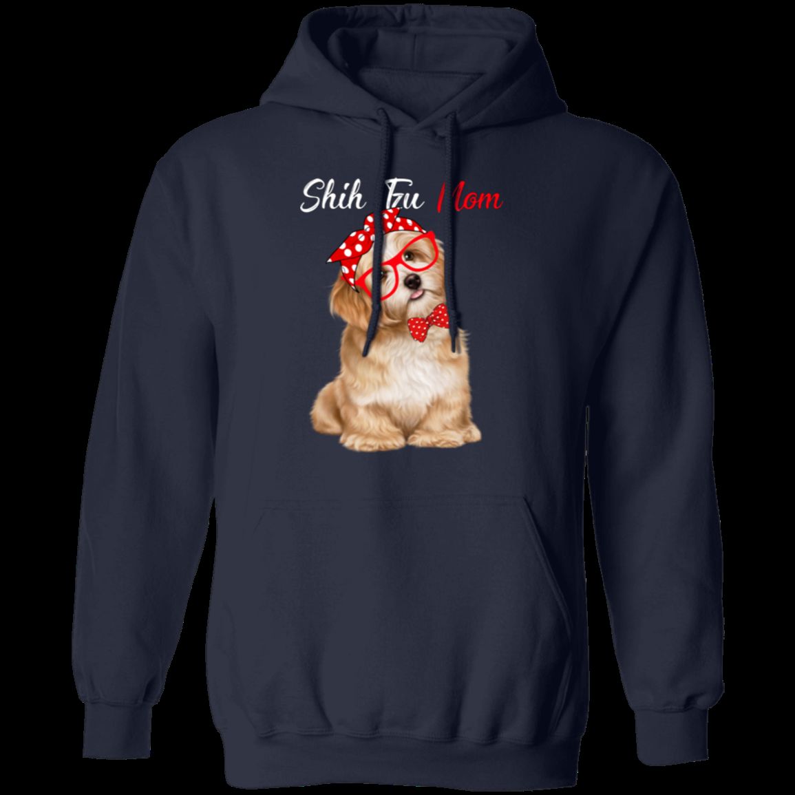 SHI TZU MOM LADIES Pullover Hoodie 8 oz