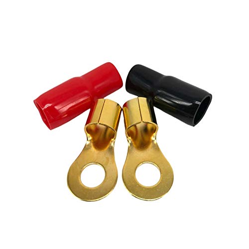 Audiotek 6000W 0 Gauge Car Audio Amplifier Installation Kit with 17ft Power Cable & Fuses