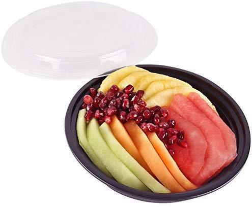 50-Pack BPA-Free Microwavable Meal Prep Containers with Lids (28 oz) - Freezer & Dishwasher Safe