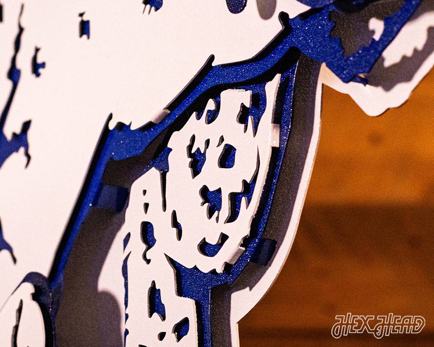 Kentucky Wildcats 1973 3D Vintage Metal Wall Art