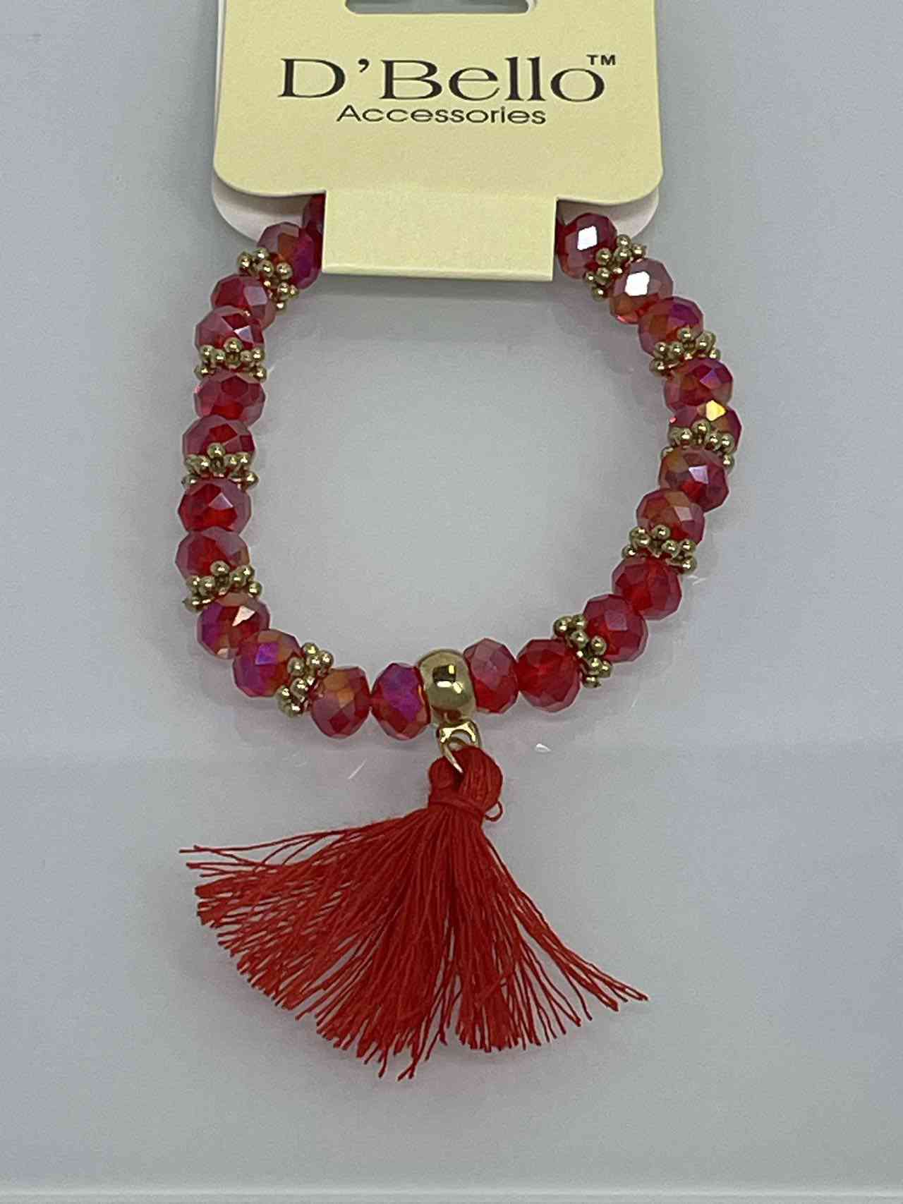 Elegant Crystal Beaded Bracelet with Pendant - Stylish Hand Accessory & Perfect Gift