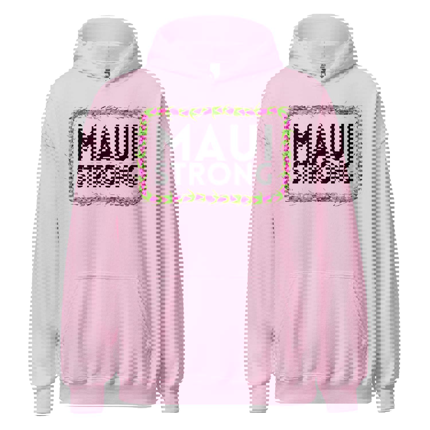 He Lei Kūpaʻa ʻo Maui - Maui Strong - All-Gender Hoodie