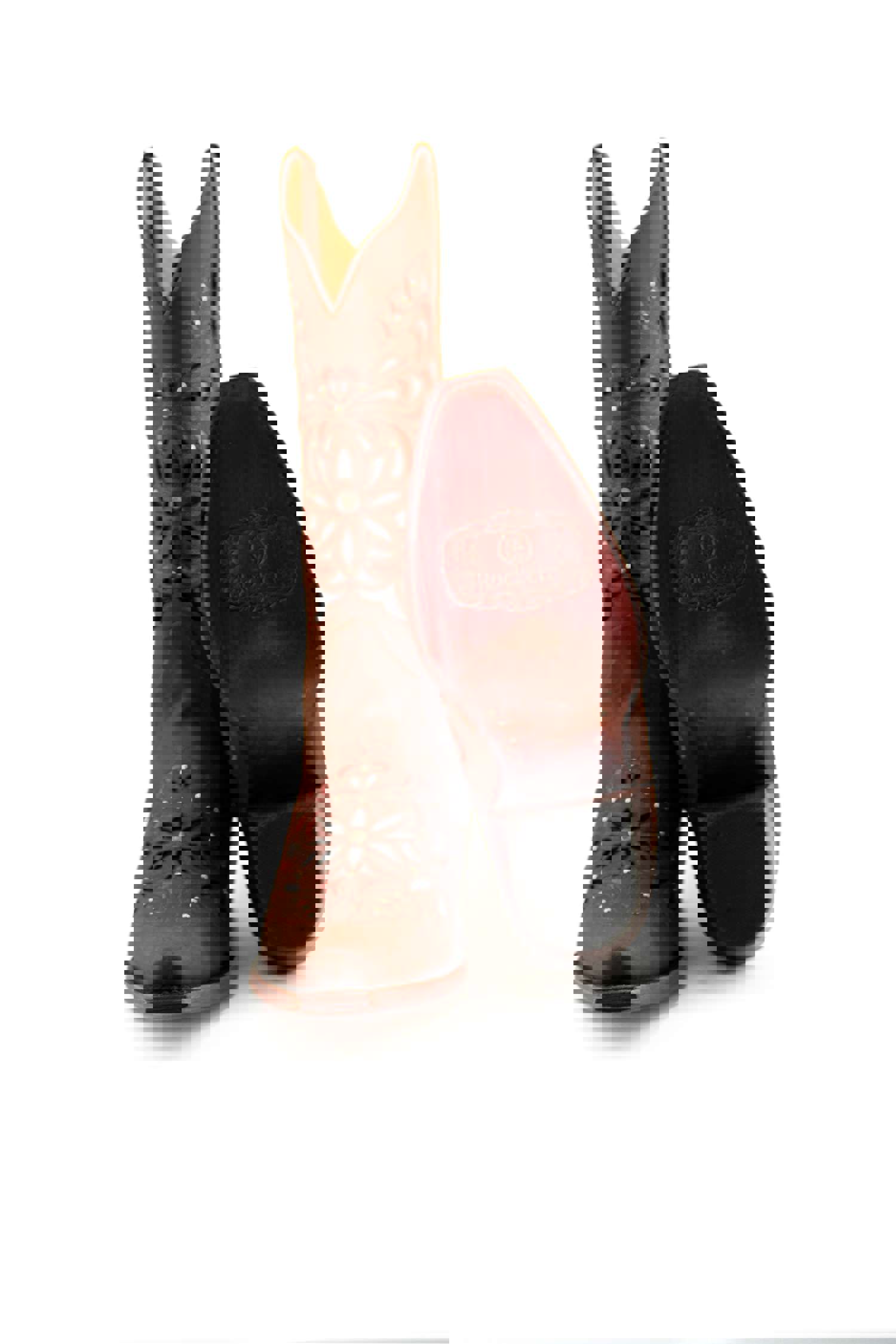 Country Pull Up Cuero Retro Cowgirl Boots