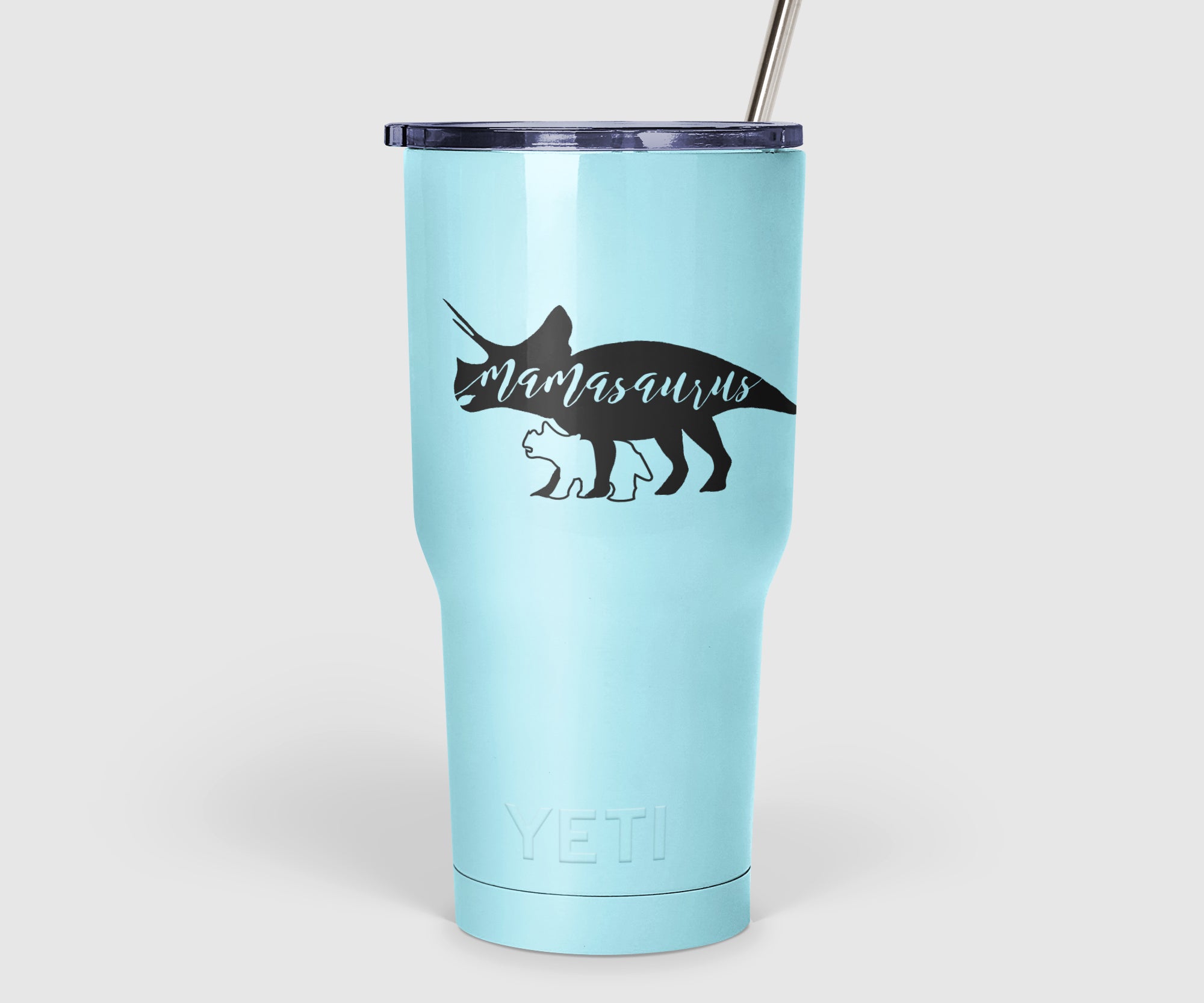 Mamasaurus Vinyl Decal Sticker - Dinosaur Themed Sticker for Personalization