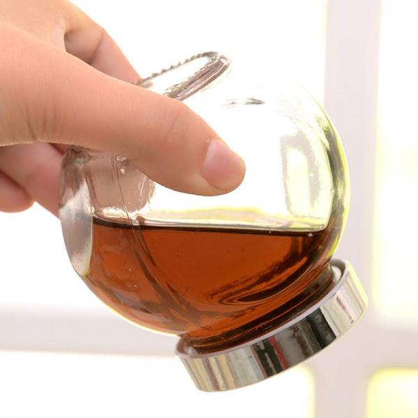 4pcs 180ML Transparent Multifunctional Food Seasoning Storage Jar