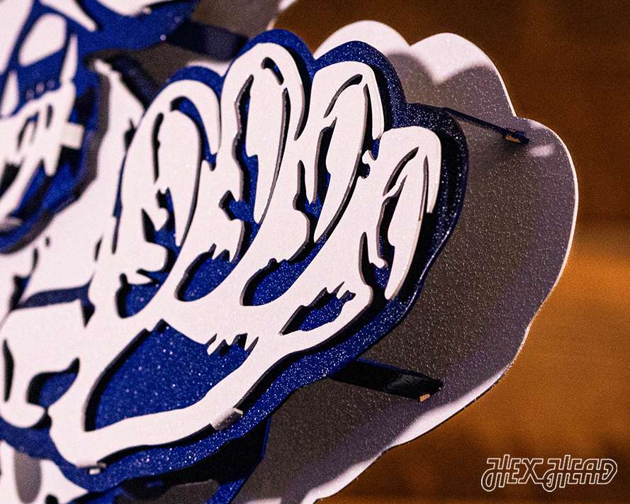 Kentucky Wildcats 1973 3D Vintage Metal Wall Art