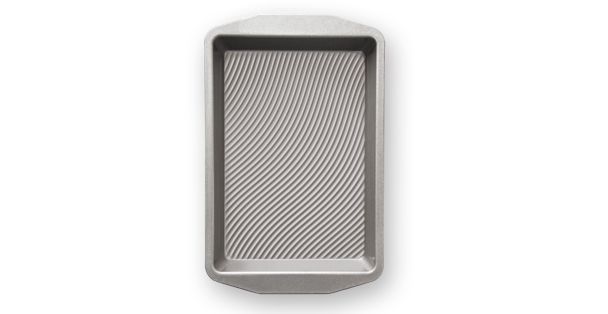 Nonstick Cake Pan with Even Baking Wave Technology - 9x13 Inches, Made in USA