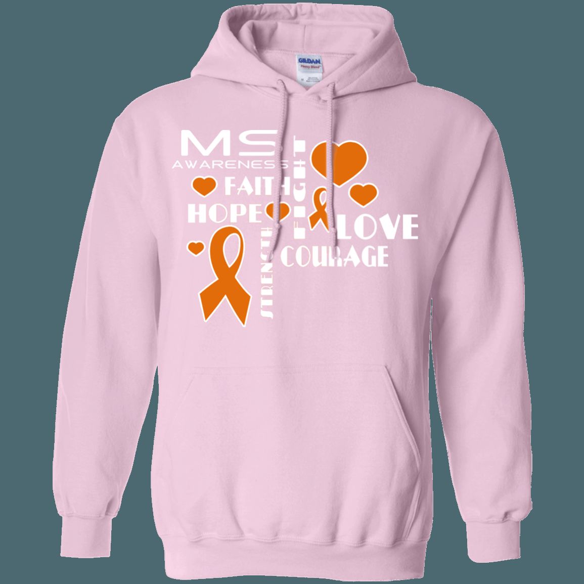 Hope Faith Love Multiple Sclerosis Awareness Hoodie
