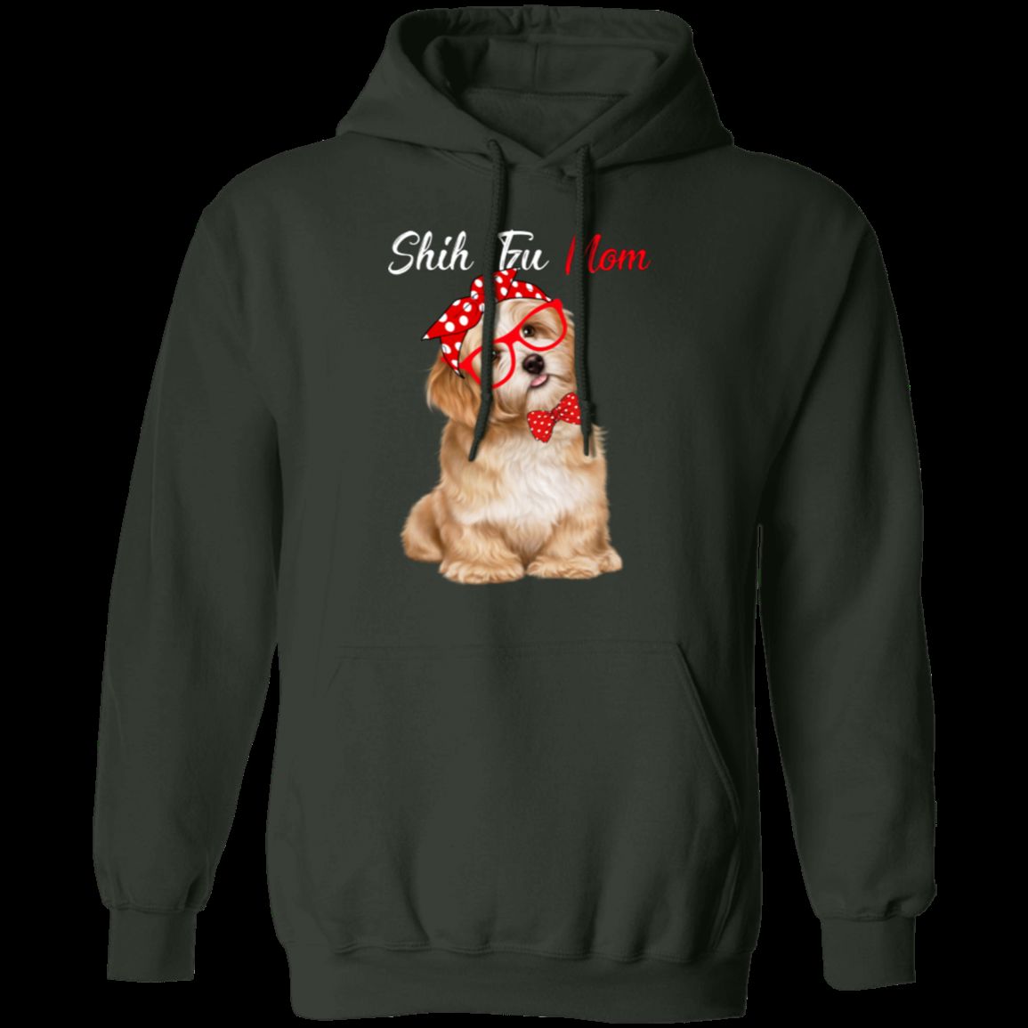 SHI TZU MOM LADIES Pullover Hoodie 8 oz