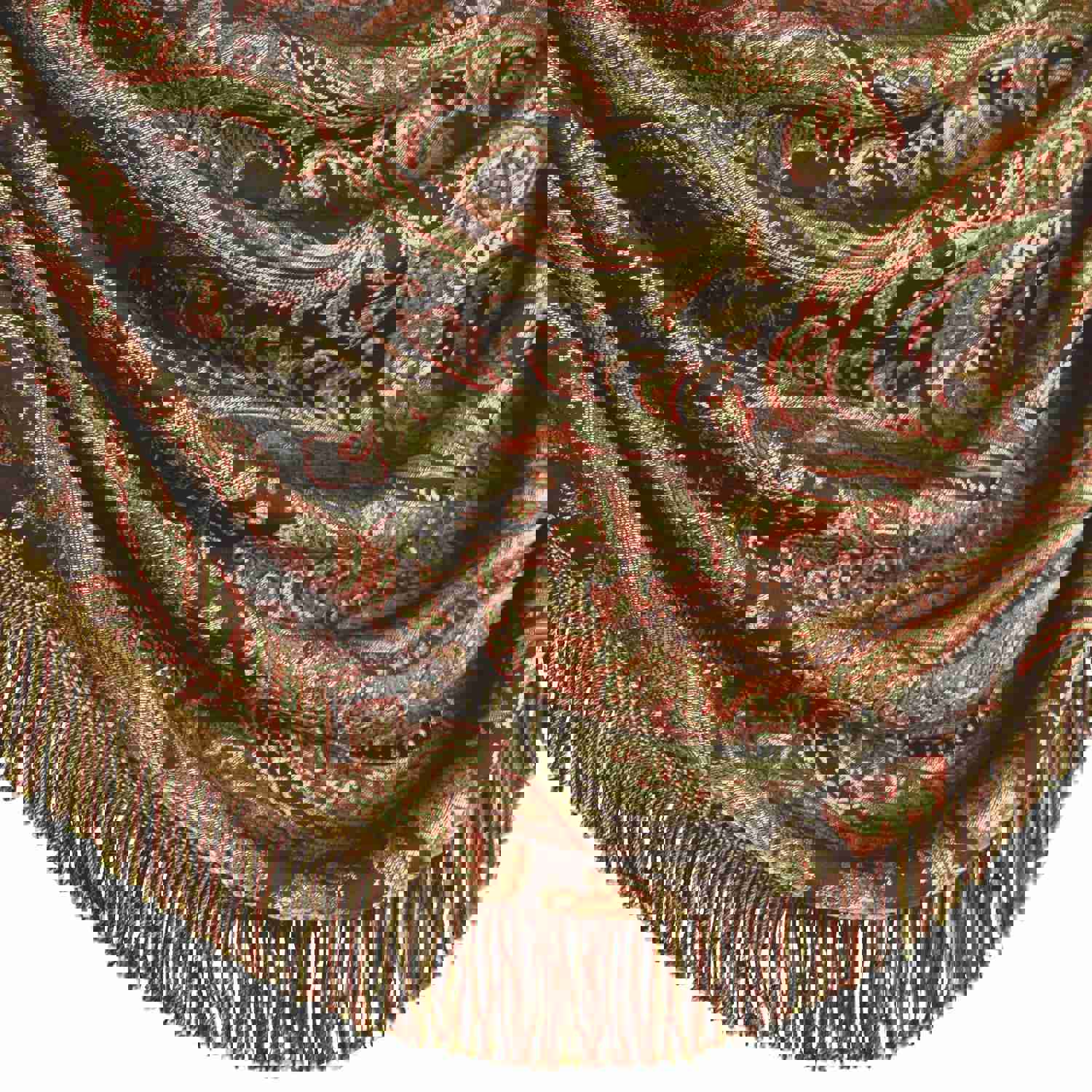 Twilight Swag Valance - Elegant Paisley Pattern Window Treatment