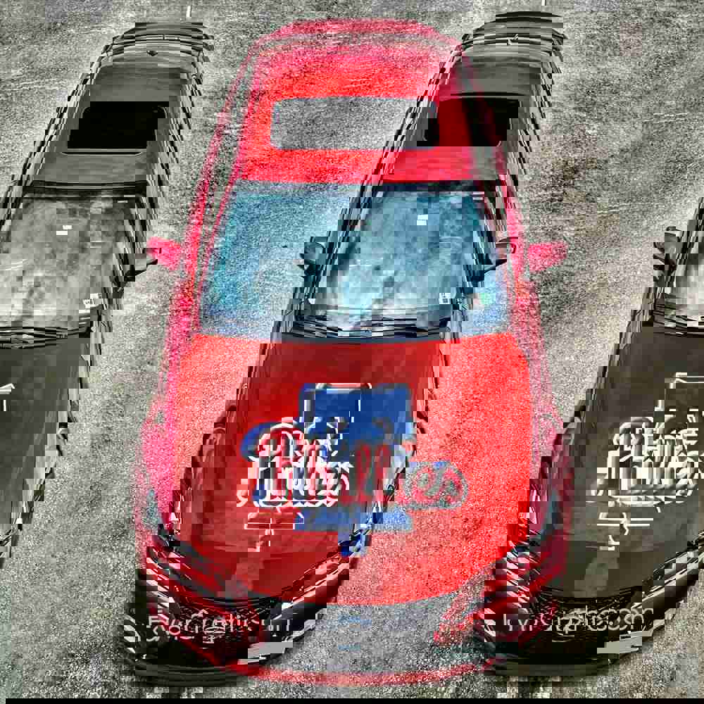Philadelphia Phillies Itasha Car Vinyl Hood Wrap Decal Sticker