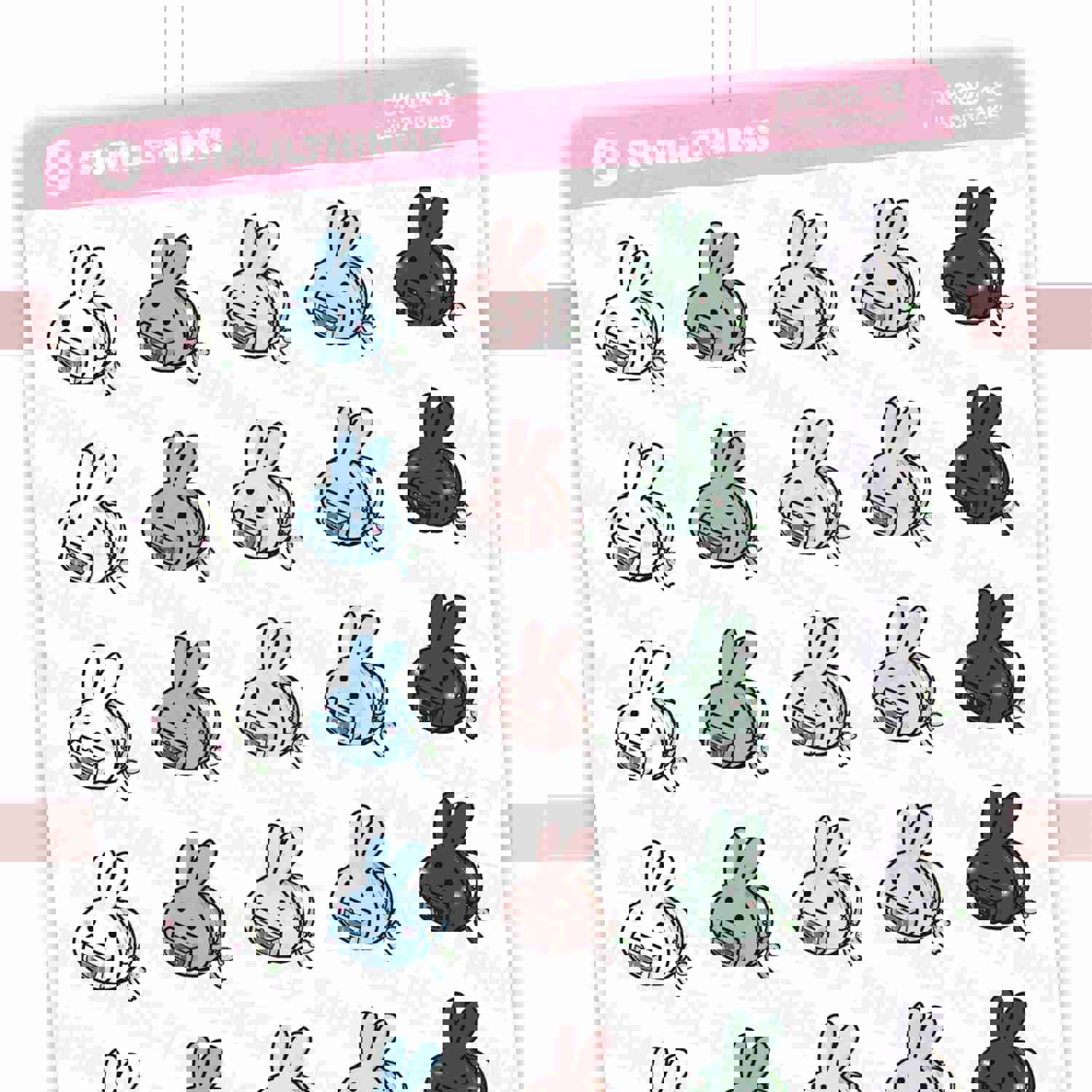 Lil Backpacks Stickers - Hand-Drawn Artwork for Planners & Journals