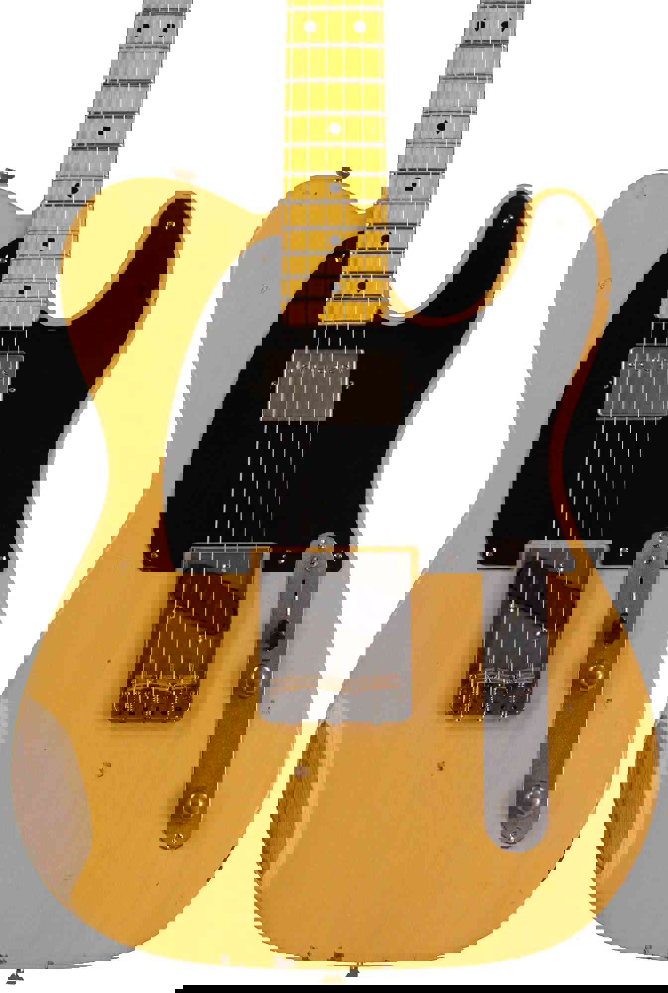 Nash T-52 Guitar, Butterscotch Blonde, Humbucker, Medium Aging