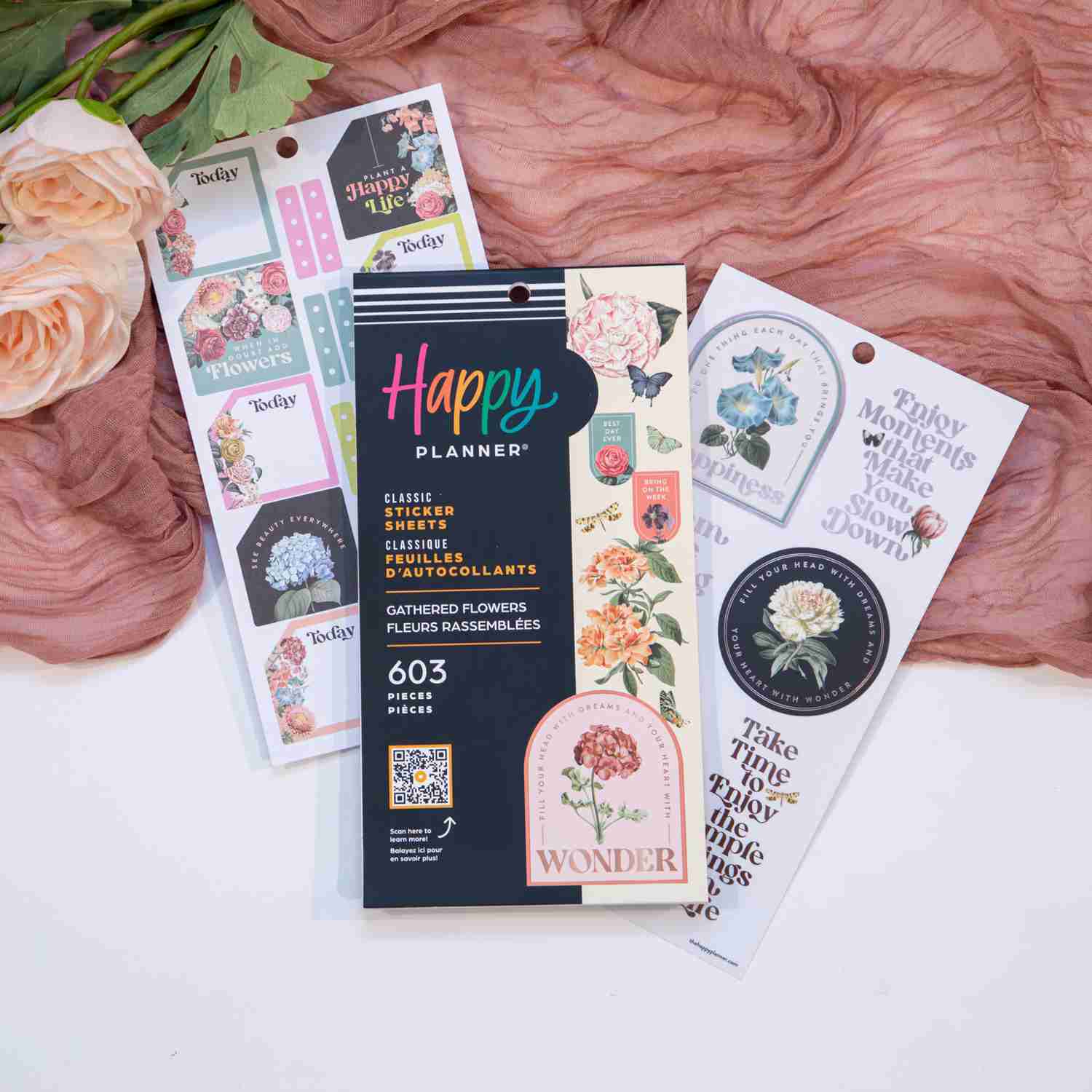 Gathered Flowers - Value Pack Stickers