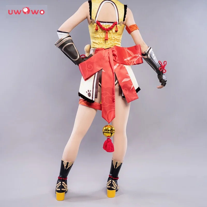UWOWO Xiangling Cosplay Costume for Genshin Impact Fans - Available in Sizes S-3XL
