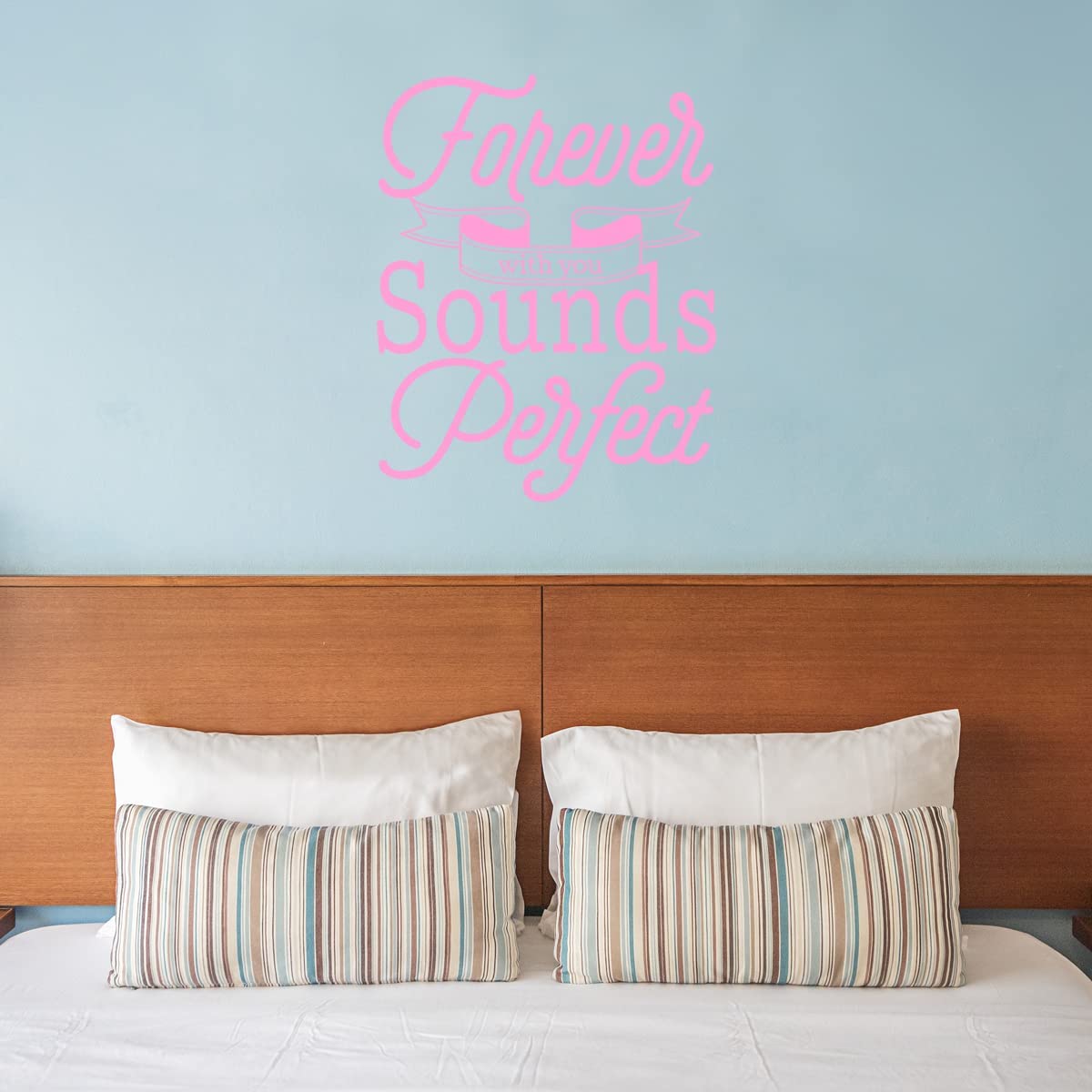 Forever with You Sounds Perfect Wall Decal Love Quotes Decor