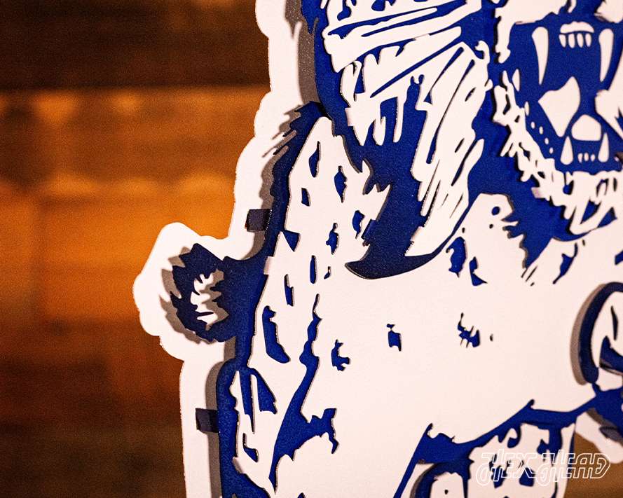 Kentucky Wildcats 1973 3D Vintage Metal Wall Art