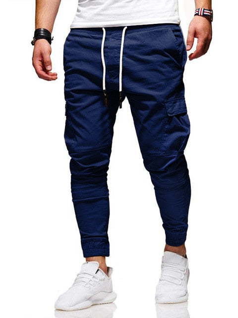 Men's Cotton Jogger Pants - Midweight Casual Sweatpants with Drawstring Waist