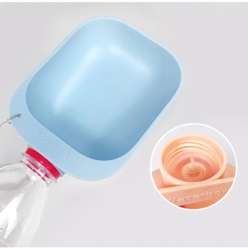 Portable Travel Pet Water Bottle for Dogs and Cats - Outdoor Drinking Feeder