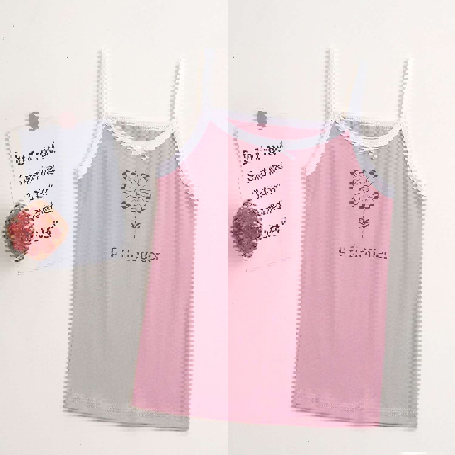 Soft Treatment Comfortable Breathable Girls Crop Tops Kids Cotton Clothing