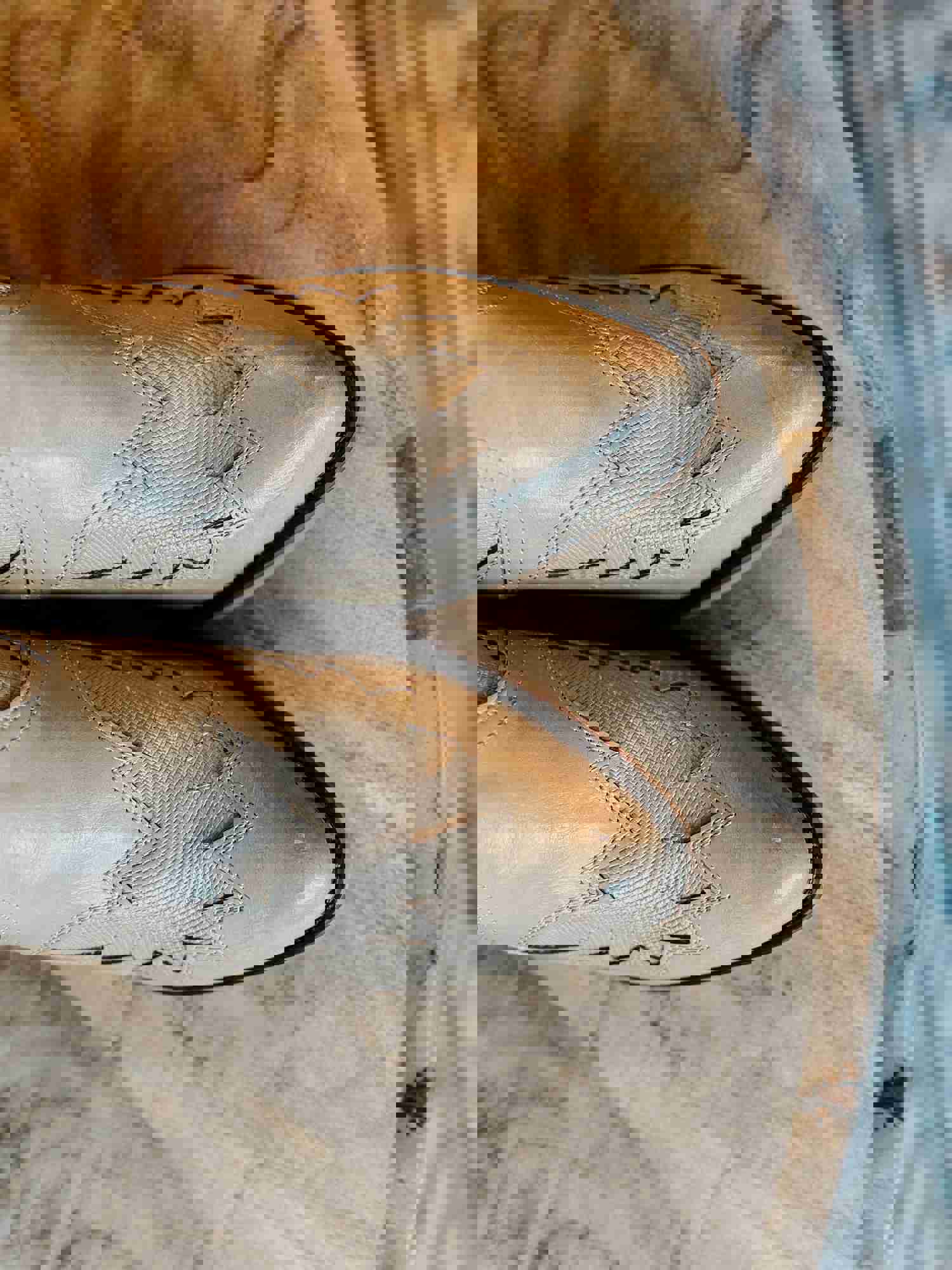 Western Gilly Boots - Taupe Side Zipper Boots